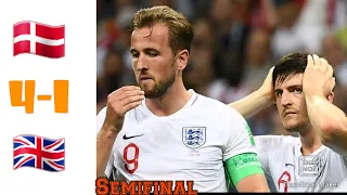 England Vs Denmark 4 1 Extended Highlights and Goals