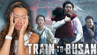 TRAIN TO BUSAN had me CRYING MY EYES OUT | First Time Watching | Movie Reaction