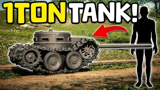 I Built A TINY 1 TON TANK In Sprocket!