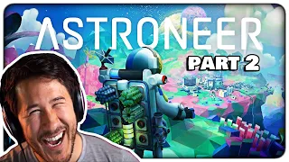 Markiplier Plays Astroneer W/Friends (TWITCH VOD) PART 2