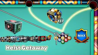 8 ball pool 337 Miami Ring 🙀 Pool Pass Level Max Heist Getaway Season