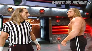John Cena vs Spirit Squad as Triple H Referee