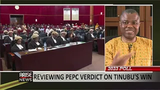 2023 Poll: Reviewing PEPC Verdict on Tinubu's Win - Adeyinka Olumide Fusika