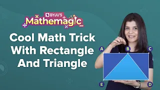 Cool Math Trick With Rectangle And Triangle #Shorts