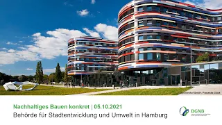 Nachhaltiges Bauen konkret: Behörde für Stadtentwicklung und Umwelt (BSU) in Hamburg