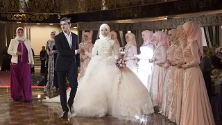 Inside a 'proper' Chechen wedding where gunfire is banned, men and women are kept apart