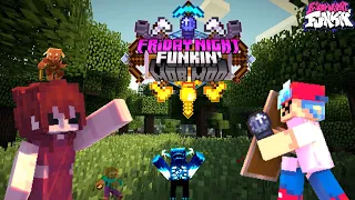 Friday Night Funkin' Vs Minecraft Mobs + Cutscenes MOB V1 (FNF Mod) (HARD)  (Minecraft Animation)