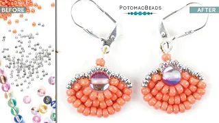 Under the Sea Earrings - DIY Jewelry Making Tutorial by PotomacBeads