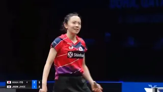 WTT WORLD TABLE TENNIS 2021/COBTANDER ALL STAR/MIMA ITO VS JEON JIHE