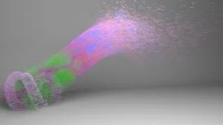 3DS MAX -particle morphing ,material,rendering