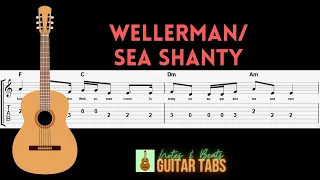 Nathan Evans- Wellerman – Sea Shanty (capo) GUITAR TAB