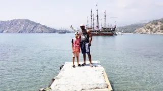 Mega Star Boat Tour Kemer (Barbossa Ship) Antalya Turkey 4K 🇹🇷