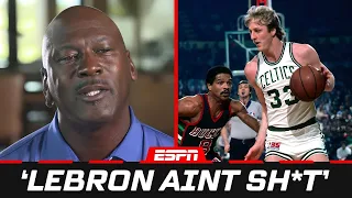 Why Michael Jordan RATES Larry Bird OVER LeBron James | REACTION