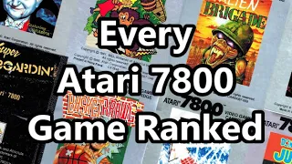 Every Atari 7800 Game Ranked From Worst To Best!