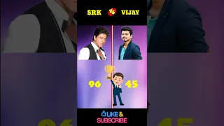 SHAH RUKH KHAN VS VIJAY THALAPATHY ❓❓ #shorts #viral #comparison