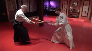 Ausschnitt AIKIDO Training im Shin Dojo – „Migi no ken awase / Hidari no ken awase / 3 Kumitachi“