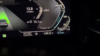 BMW G30 545E Battery Control - charging the battery while driving