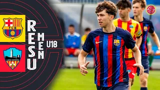 RESUMEN: FC Barcelona vs Lleida Esportiu Juvenil B U18 2023