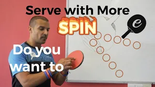 More Spin on Your Pendulum Serve | eBaTT Table Tennis Tutorial P1 July '19