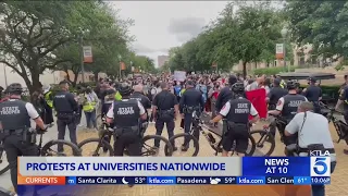 Protests nationwide on university campuses