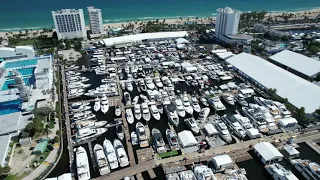 FLIBS 2022 | Fort Lauderdale International Boat Show | Drone Shots 4K