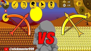 HACK 888 FIRE ARCHER VS 999 GOLDEN SPEARTON IN CRAZY TOURNAMENT | STICK WAR LEGACY | STICK MASTER