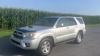 Test driving the 2008 Toyota 4Runner Sport Edition 4x4