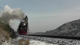 Winterimpressionen von der Harzer Schmalspurbahn