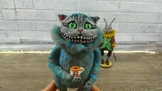 ЧЕШИРСКИЙ КОТ своими руками АЛИСА В СТРАНЕ ЧУДЕС. CHESHIRE CAT. ALICE IN WONDERLAND. DIY.