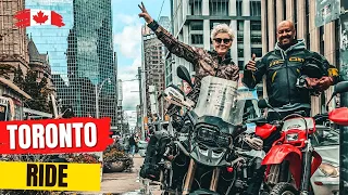 Toronto, Canada | Downtown on a Motorcycle -EP. 188