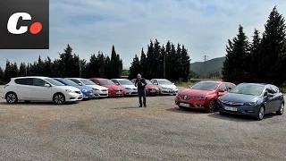 Renault Mégane vs Opel Astra, Seat León, Auris, Focus, i30, Pulsar, 308, Civic | Prueba compactos