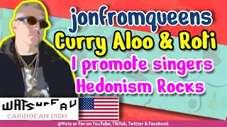 jonfromqueens in the USA loves Curry Aloo + Roti  from Singh' Roti Shop, Queens NY, USA