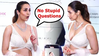 कोई फालतू प्रश्न नहीं! Malaika Arora Gets ANGRY On Media at Bombay Times Fashion Week 2024