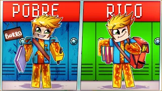 RICO VS POBRE NA ESCOLA !