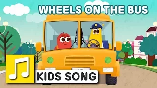 [Nursery Rhyme] WHEELS ON THE BUS - English - Larva KIDS song