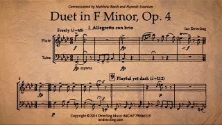 Duet for Flute and Tuba in F Minor