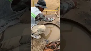 Watertight test#leaking test for sewer manhole
