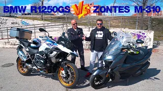 ZONTES M310 vs BMW R1250GS  | "TOP SPEED"