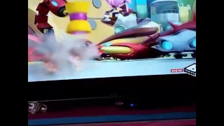 SonAmy moment in sonic boom pt 2!!!!