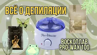 Всё о депиляции. Как её делать. Воскоплав Pro-Wax 100. Как им пользоваться, как чистить от воска.