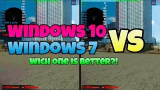 CSGO - Windows 7 Vs Windows 10 [FPS Performans Benchmark]