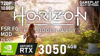 Horizon Forbidden West | FSR FG Mod | RTX 3050 Laptop | 5600H | 2x8GB | Gameplay Multi Settings