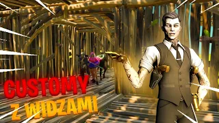 🔴LIVE z Fortnite🔴♣CUSTOMY Z WIDZAMI♣️❤TOP MODEL | SAJMON | CHOWANY ❤ #customy #fortnite