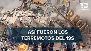 Así se vivieron los terremotos de 1985 y 2017 en México