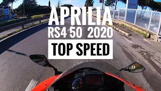 got my new top speed record before the year ends -aprilia rs4 50 topspeed