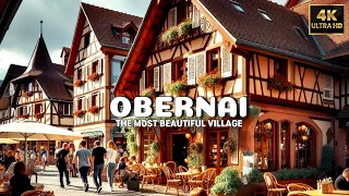 Obernai, One Of The Most Beautiful Village In France, 4K, Walking Tour