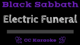 Black Sabbath • Electric Funeral (CC) [Karaoke Instrumental Lyrics]