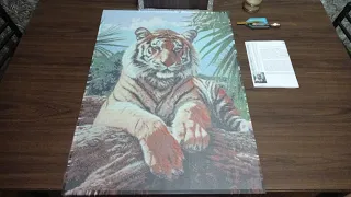 Новый процесс Тигр на подрамнике 50×70 бренд Ивановская картина