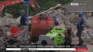 George Building Collapse | President Ramaphosa visits George disaster site