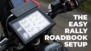 The easy rally roadbook setup I used for the Kielder 500